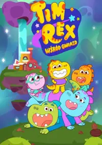 Plakat serialu Tim Rex wśr&oacute;d gwiazd