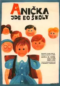 Plakat filmu Anička jde do školy