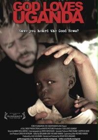 plakat filmu Bóg kocha Ugandę