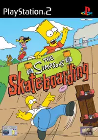 Plakat gry The Simpsons Skateboarding