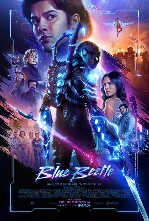 plakat filmu Blue Beetle