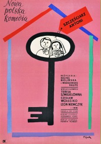 plakat filmu Szczęściarz Antoni