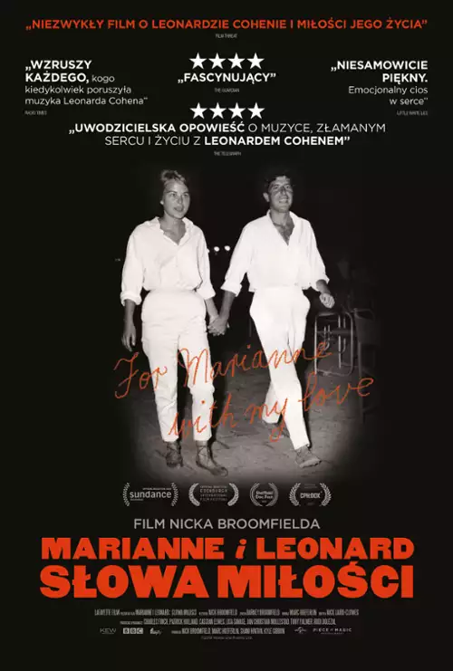 plakat filmu Marianne i Leonard: Słowa miłości