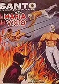 Plakat filmu Santo contra la mafia del vicio