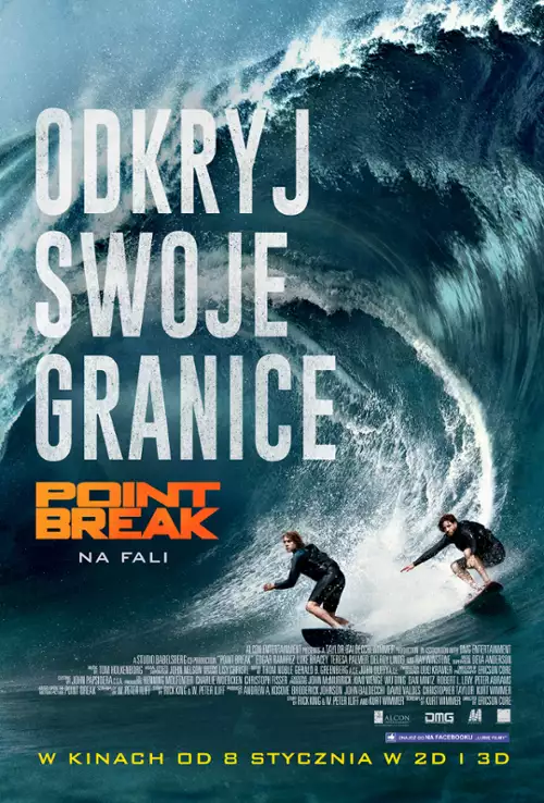 plakat filmu Point Break - na fali