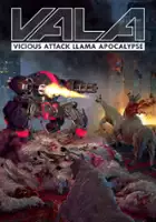 plakat gry Vicious Attack Llama Apocalypse