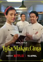 plakat serialu Luka, Makan, Cinta