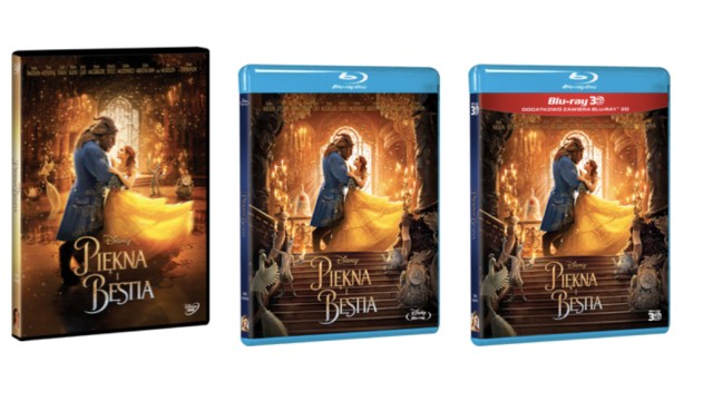 "Piękna i bestia" na Blu-ray 3D, Blu-ray i DVD od 17 sierpnia