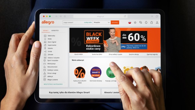 Allegro Black Week. Popularne marki taniej nawet o 60%!