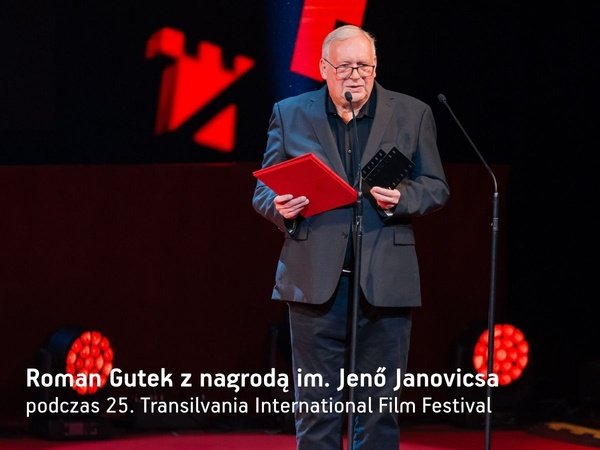 Roman Gutek z Nagrodą im. Jenő Janovicsa