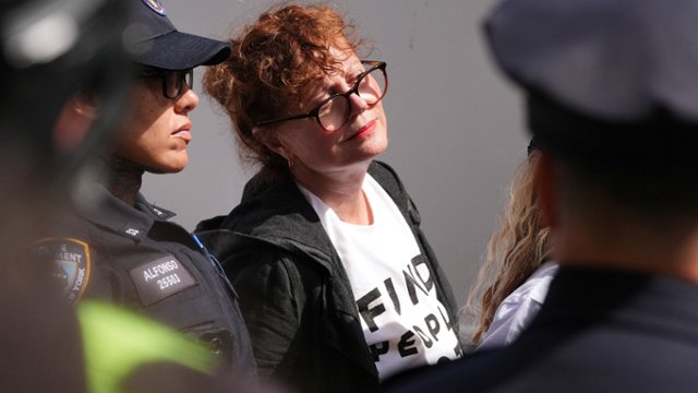 Susan Sarandon zatrzymana podczas protestu w Nowym Jorku