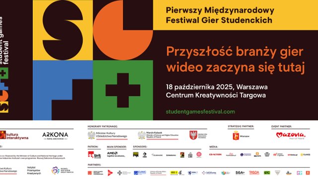 Warszawa stolicą młodych twórców gier! Student Games Festival już...