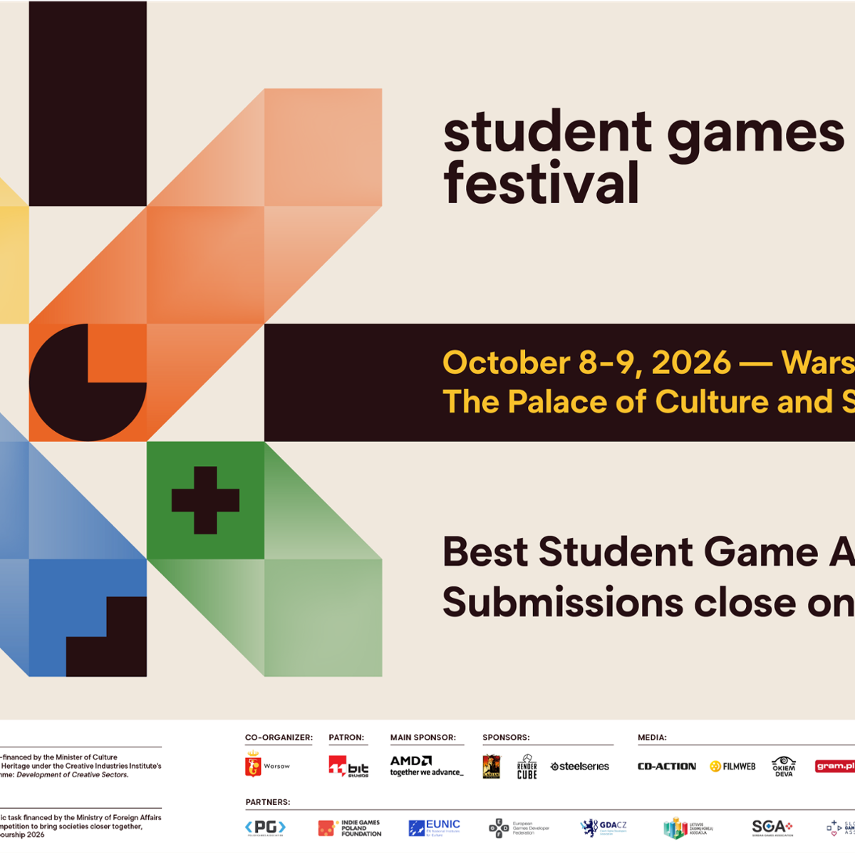 Ostatni dzień zgłoszeń do Best Student Game Awards — deadline 30 czerwca