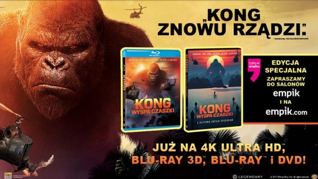 "Kong: Wyspa Czaszki" już na Blu-ray i DVD