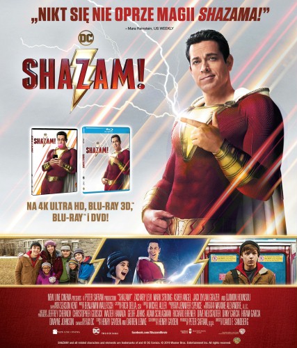 "Shazam!" na DVD i Blu-ray już od 14 sierpnia