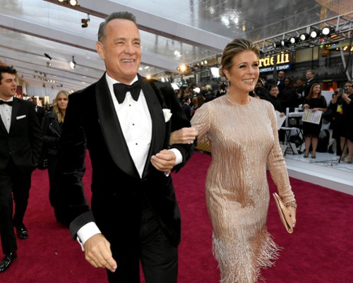 Koronawirus: Tom Hanks i Rita Wilson wrócili do USA