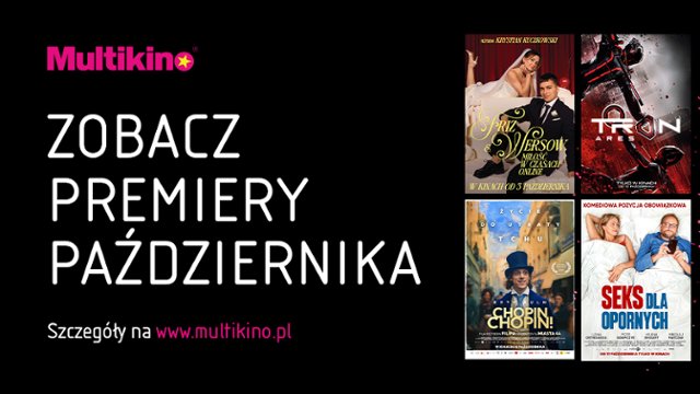 Październik w Multikinie – premiery, powroty i filmowe emocje