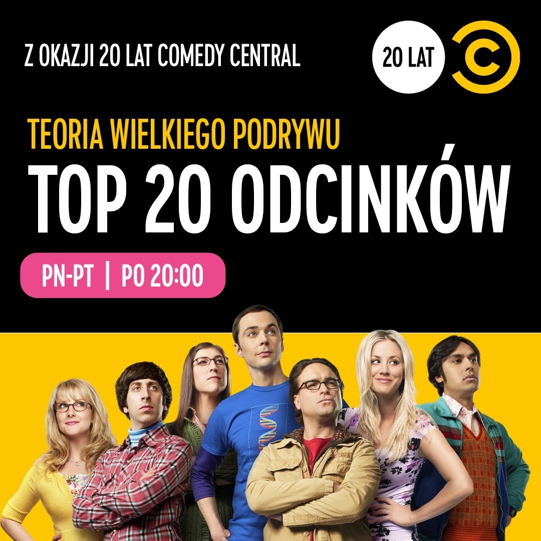 Comedy Central świętuje 20 lat w Polsce