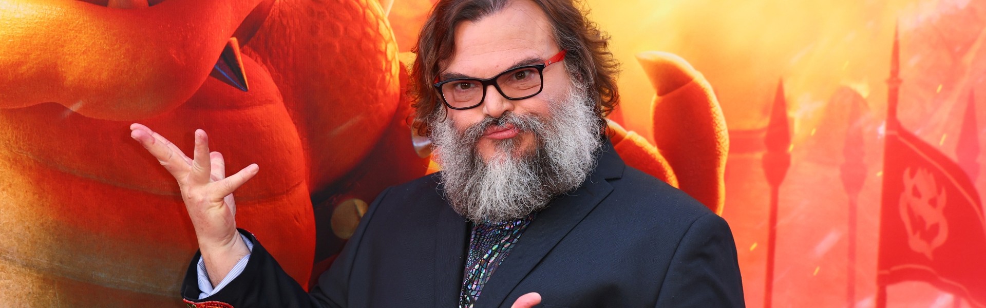 Jack Black alongside Jason Momoa in the actor’s adaptation of the game “Minecraft”