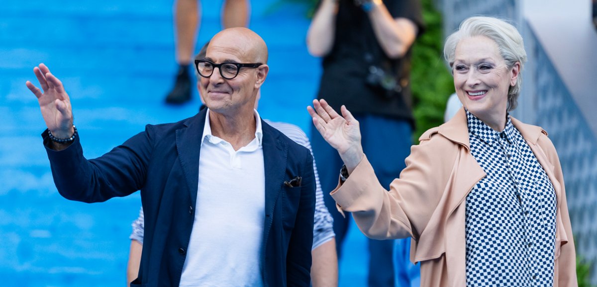 Co Streep i Tucci robili na pokazie Dolce & Gabbana?