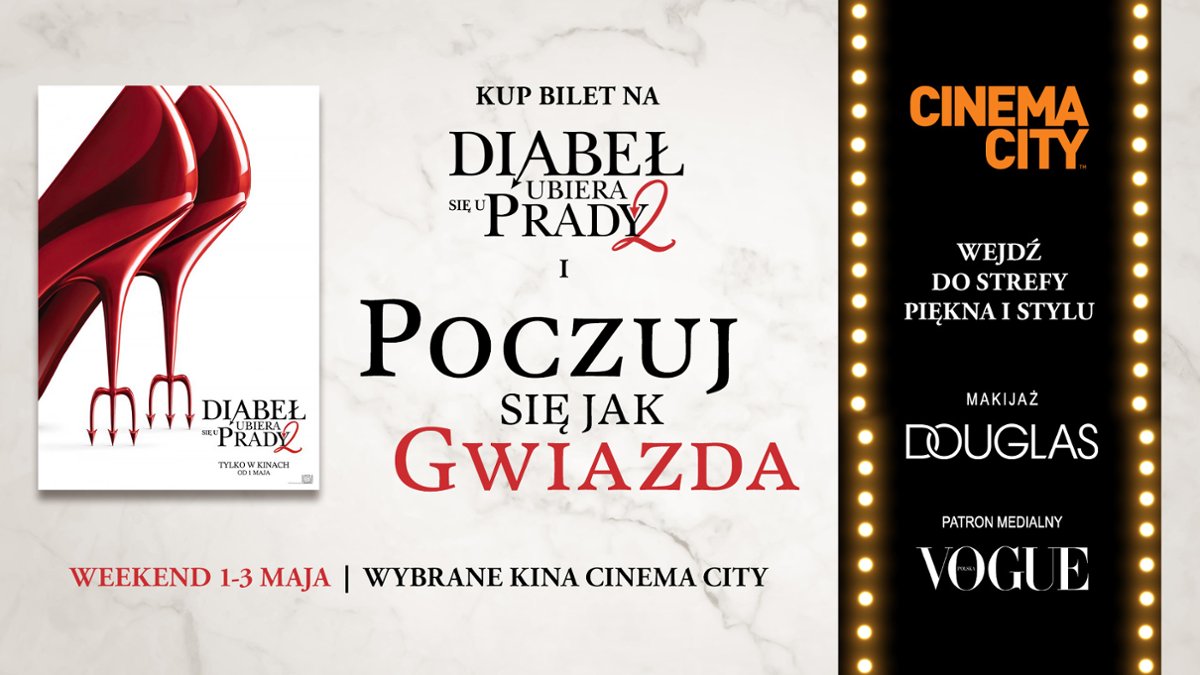 "Diabeł ubiera się u Prady 2": Wejdź do strefy piękna i stylu w Cinema City