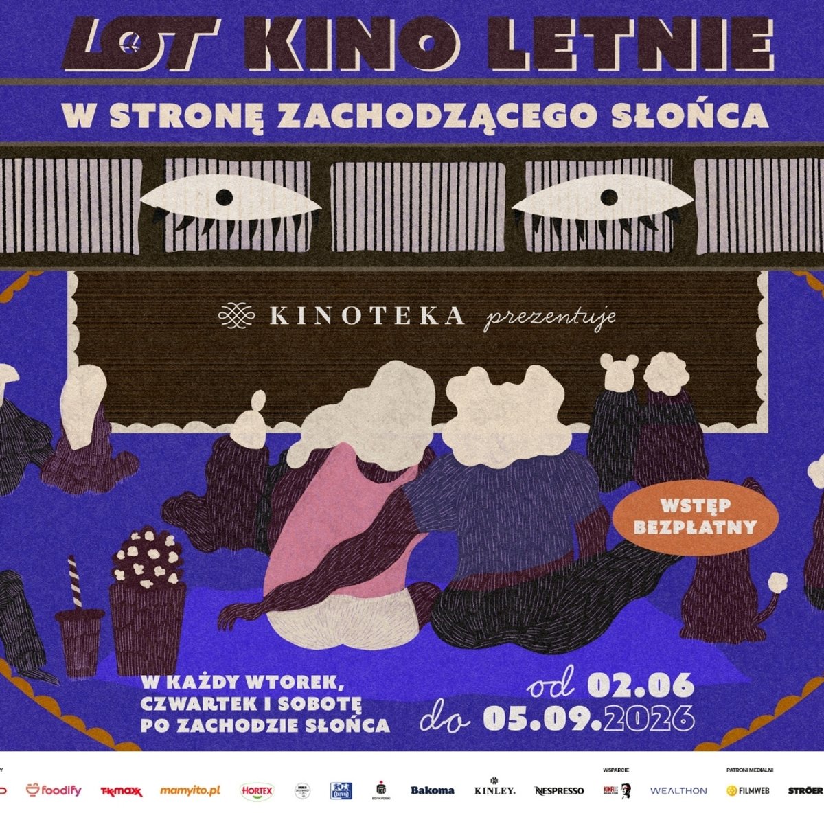LOT Kino Letnie 2025: 40+ seansów przed PKiN, w tym "Grzesznicy" i "Amadeus"