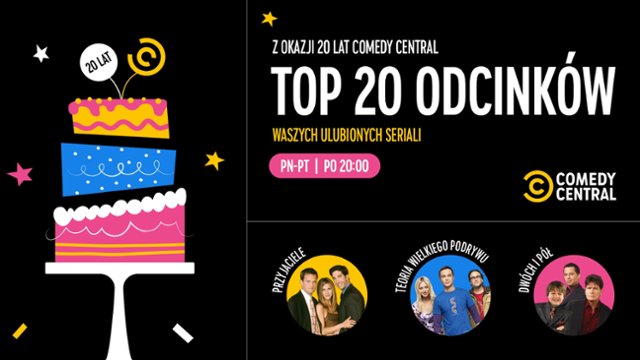 Comedy Central świętuje 20 lat w Polsce
