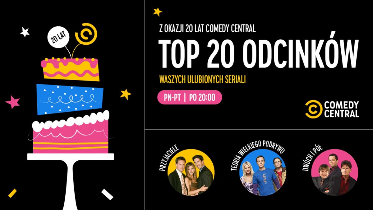Comedy Central świętuje 20 lat w Polsce