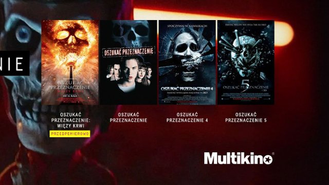 Kultowa seria "Oszukać przeznaczenie" w Multikinie!