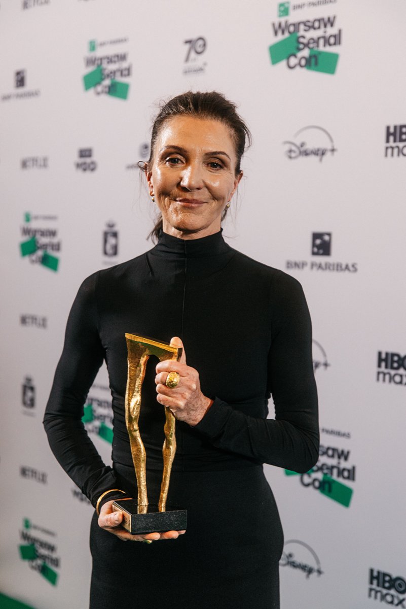 Warsaw SerialCon: Michelle Fairley odebrała statuetkę Cutting Edge