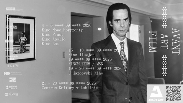 Avant Art Film 2026: Nick Cave i David Lynch w programie filmowym