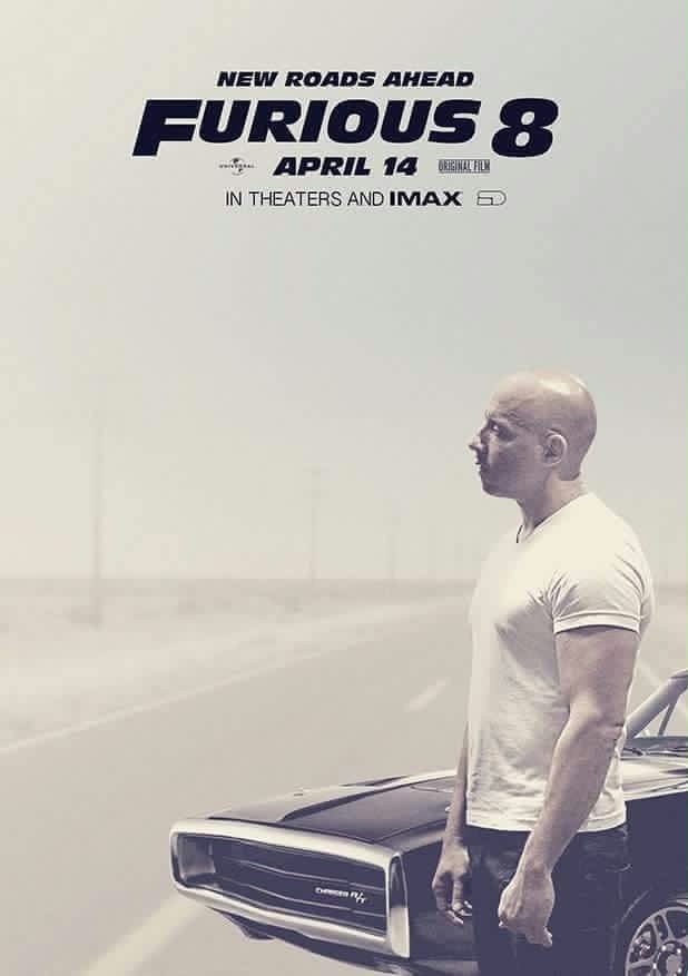 FOTO: Vin Diesel gotowy do drogi na plakacie "Szybkich i...