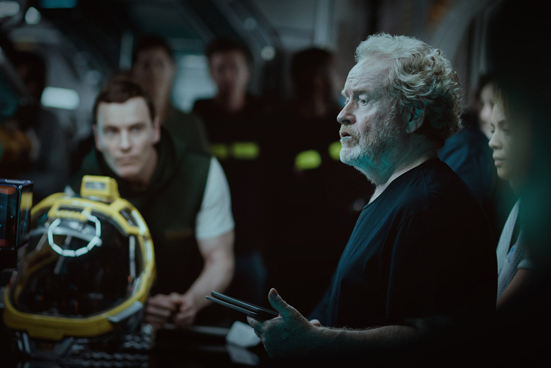 FOTO: Scott i Fassbender na planie nowego "Obcego"