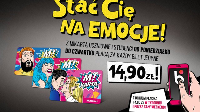 Z M!Kartą stać Cię na wszystko – Multikino z ofertą dla uczniów i...