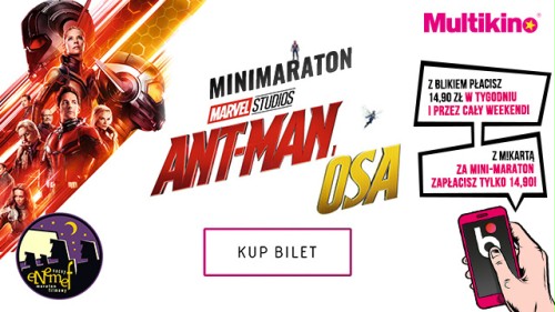 Minimaraton z premierą "Ant-Mana i Osy" 3 sierpnia w Multikinie!