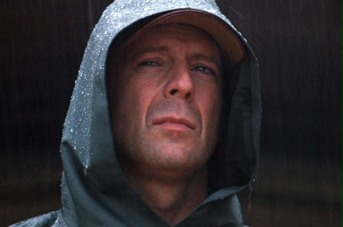 Bruce Willis na ruchomym plakacie "Glass"