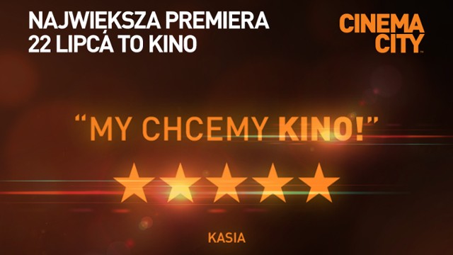 Cinema City otwiera kina w całej Polsce 22 lipca