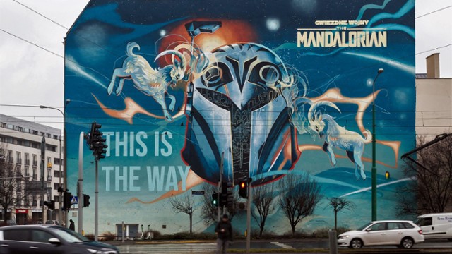 Unikatowe murale "The Mandalorian" w pięciu polskich miastach