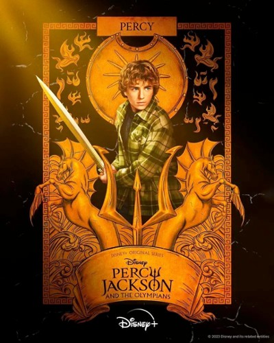"Percy Jackson and the Olympians": plakaty z bohaterami serialu...