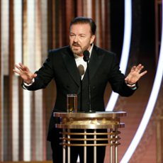 Złote Globy 2025: Ricky Gervais ujawnia, z kogo żartowałby na tegorocznej gali