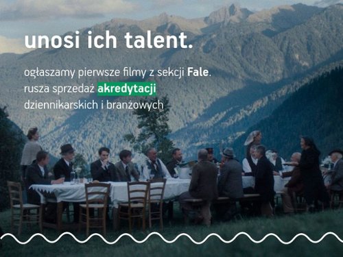Nowe Horyzonty: pierwsze filmy z sekcji "Fale" + rusza sprzedaż...