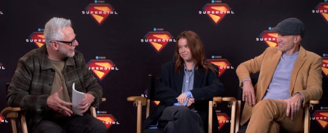 "Supergirl": James Gunn, Milly Alcock i Craig Gillespie...