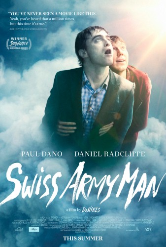 FOTO: Trup Daniela Radcliffe'a na plakacie "Swiss Army Man"
