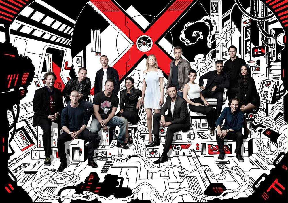 FOTO: Rodzina kinowego uniwersum X-Men na wsp&oacute;lnym zdjęciu