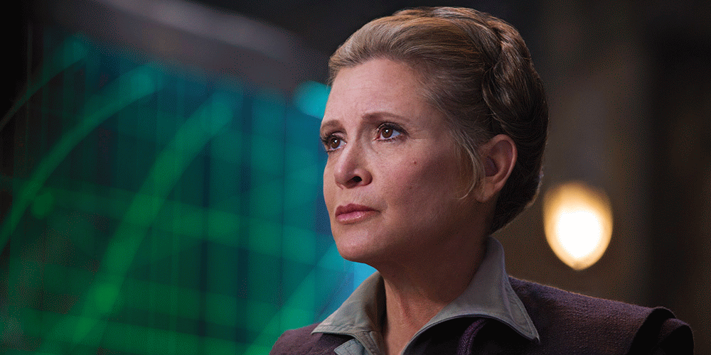 Carrie Fisher zdążyła nakręcić wszystkie sceny do &oacute;smej części...