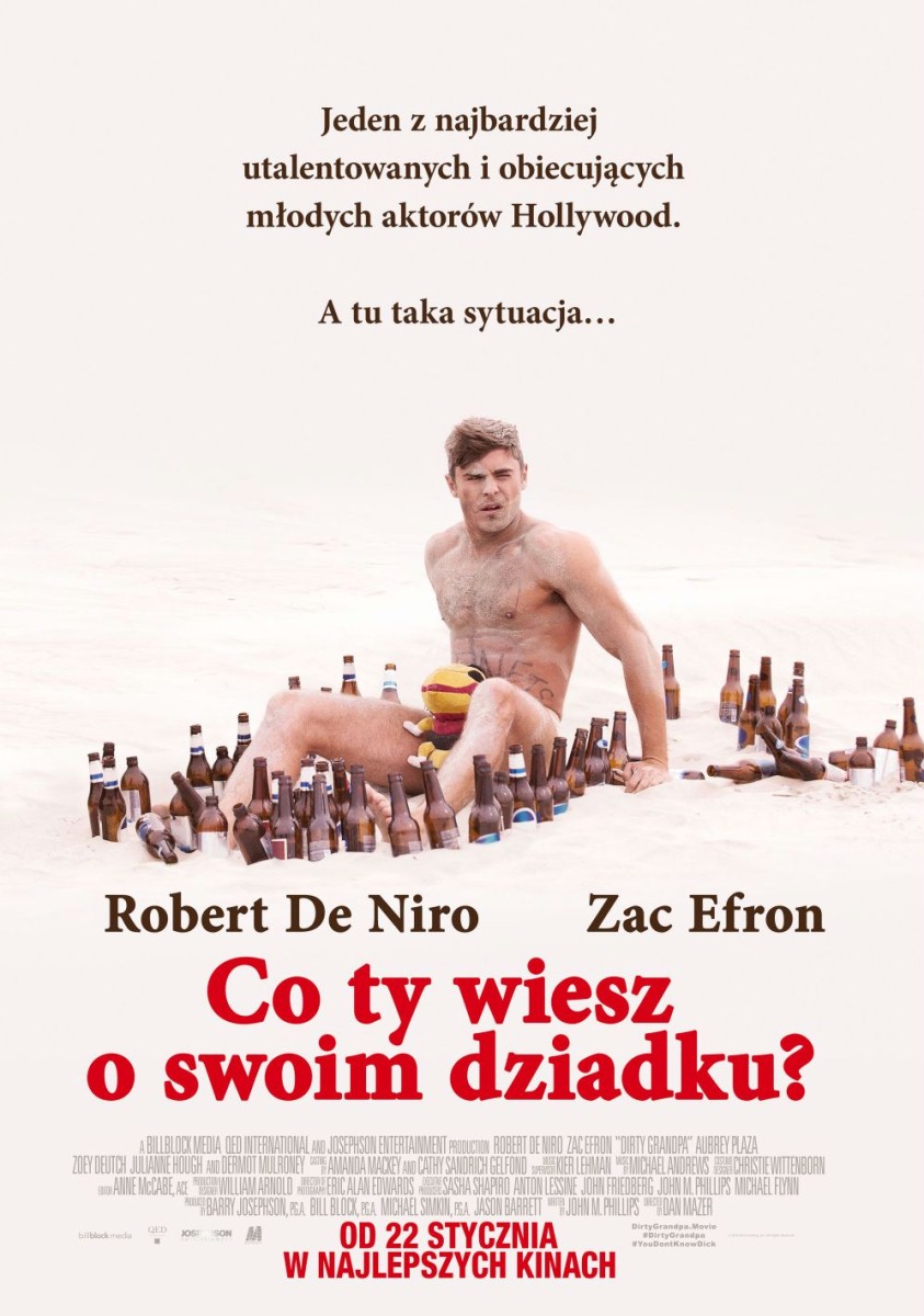 FOTO: Efron i De Niro przyłapani na nowych plakatach "Co Ty wiesz...