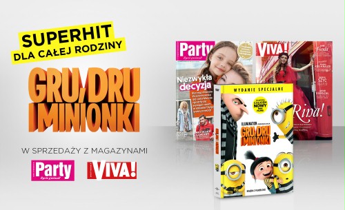 Gru, Dru i Minionki – hit kinowy w sprzedaży z Party i Vivą!