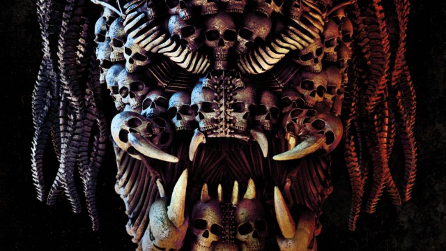 FOTO: Czaszka z czaszek na plakacie "Predatora"
