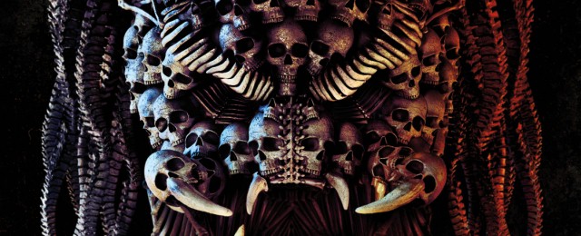 FOTO: Czaszka z czaszek na plakacie "Predatora"