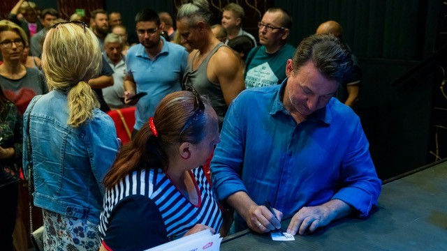 WIDEO: Więckiewicz, Figura na festiwalu Visa Kino Letnie